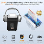 VidaTeco Paper Shredder for Home Office14-Sheet 60-Mins Micro Cut Shredder - Image 4