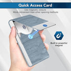 Business Card Holder with Ultra Slim Design, Business Card Case with Premium PU - Image 4