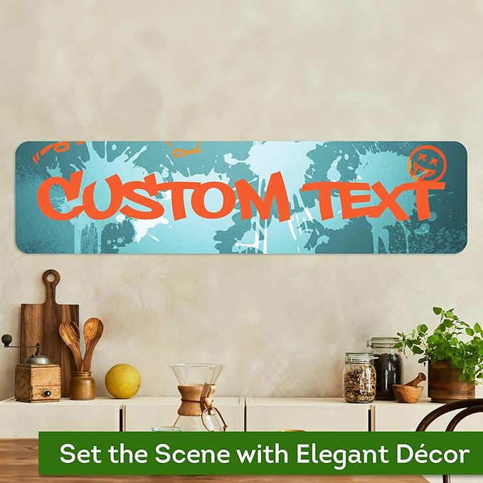 Custom Sign, Custom Street Sign, 11 Font Colors, 13 Font Styles, 4 Hole Options - Image 4