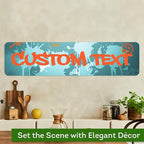 Custom Sign, Custom Street Sign, 11 Font Colors, 13 Font Styles, 4 Hole Options - Image 4