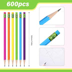 TecUnite 600 Pcs HB #2 Unsharpened Pencils bulk - Image 3