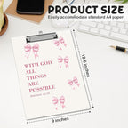 APIILVPQ Bible Verse Clipboard, Christian Wooden Clip Boards - Image 2