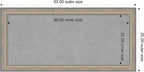 Amanti Art Silver Framed Magnetic Board 25x53 Oversize Vision Board - Image 4