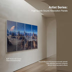 UMIACOUSTICS 8 Pcs 0.7Inch Thick Art Acoustic Panels, Total 47.2” x 31.5” - Image 6