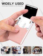 Padike Professional Business Card Holder PU Leather Business Card Case Name - Image 5