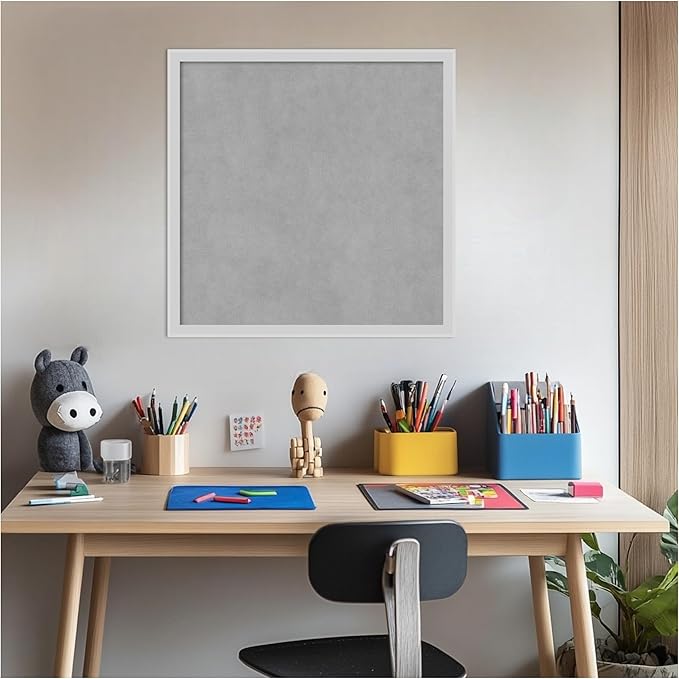 Amanti Art Silver Framed Magnetic Board 21x21 Medium Vision Board - Image 5