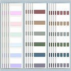 ELII 480 Pcs Morandi Tabs 2 Inch Sticky Index Tabs, Book Tabs Writable and by OfficeArtCraftsProducts