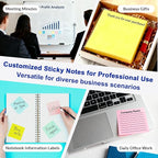 BEXOA EDC Bulk Personalized Sticky Notes 3"x3" - Image 7