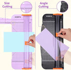 2 Set A4 Paper Cutter 12 Inch Titanium Paper Trimmer Scrapbooking Tool - Image 3