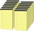 Legal Pads 5x8 Inch 12 Pack Yellow Note Pads 5x8 College Ruled Notepad by Unknown
