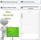 TO DO List Notepads Planner Pads. ToDo Checklist w/Priority & Note Sections. - Image 4
