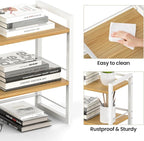 ART-GIFTREE Office Desk Shelf Organizer, Wood Desktop Bookshelf Supplies - Image 7