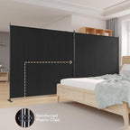 C-Hopetree 2 Panels Room Divider, 6 Ft Tall Indoor Folding Privacy Screen - Image 7