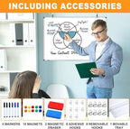 H-Qprobd White Board Dry Erase Whiteboard - Image 2