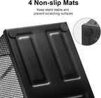 comix 6 packs mesh pen holder, desk organizer showing dimensions