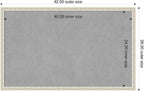 Amanti Art Silver Framed Magnetic Board 26x42 Large Vision Board - Image 2