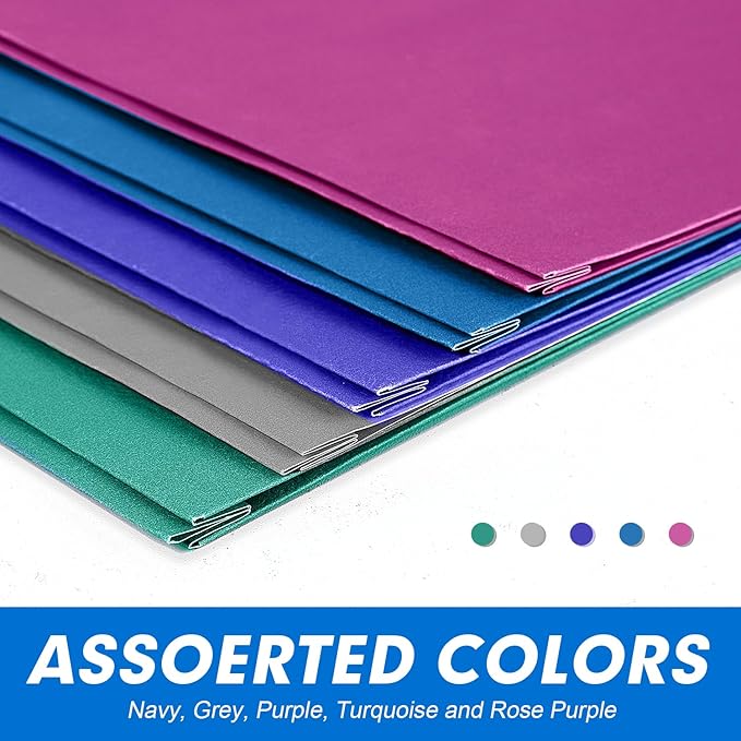 Two Pocket Folders, RAZCC 100 Pack Two Pocket - Image 4