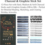 Fuxi Sketch Pad and Pencil Set | Stocking Stuffers, Art Supplies - Image 5