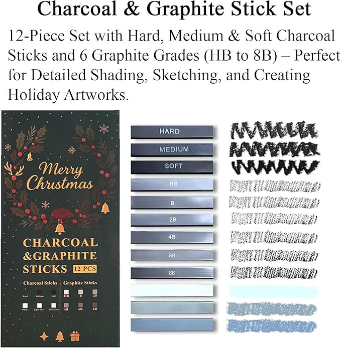 Fuxi Sketch Pad and Pencil Set | Stocking Stuffers, Art Supplies - Image 5