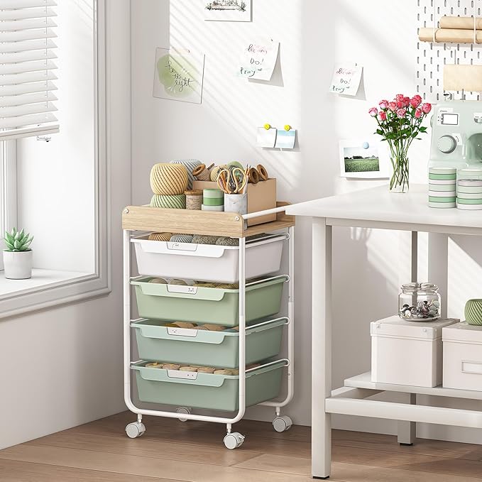 Rolling Storage Utility Cart - Image 2