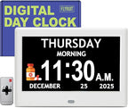 7'' Dementia Clock For Seniors, Large Display Digital Clock - Image 9