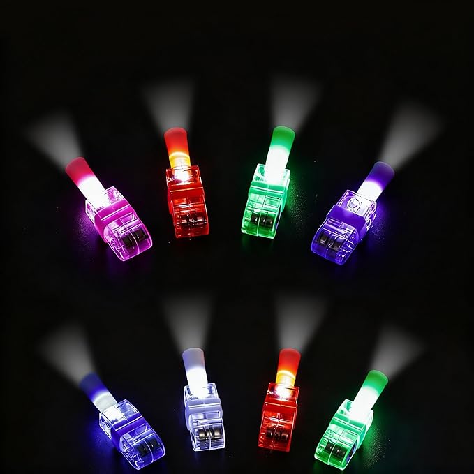 LovesTown 24PCS LED Light up Finger Lights, Kids Flashlight Glow in The Dark by Lovestown