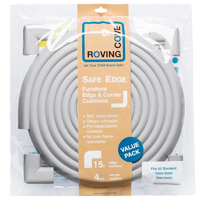 Roving Cove HeftyFit Edge Corner Protector Baby Proofing, Heavy-Duty, Soft NBR - Image 7