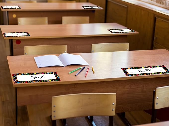 FaCraft 36Pcs Desk Name Plates for Classroom School - Image 5