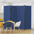 Kecreque Room Partitions and Dividers 4 Panel Portable Wall w/ 3 Wider Feet by Kecreque
