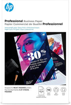 hp professional business paper, glossy, 11x17 in, 48 shown in use