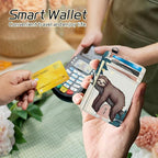 BWEGRHE Small Travel Wallets, Sloth Slim Minimalist Front Pocket Wallet - Image 4
