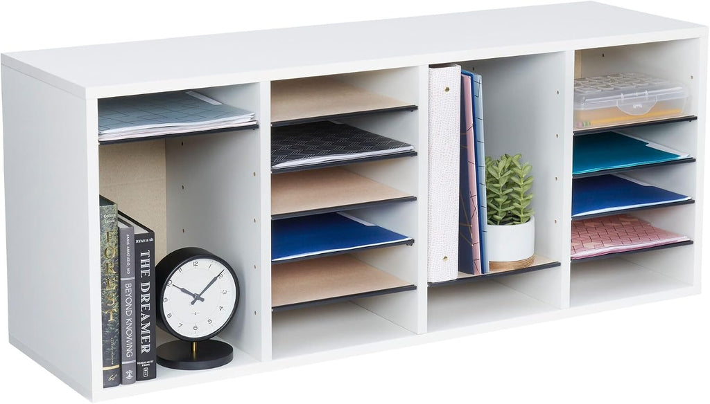 Safco Literature Organizer, 24 Compartments, Office and Classroom Mailbox