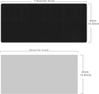 Mydours Extra Long PU Leather Desk Mat, 43.3" x 15.7", Waterproof Surface - Image 3