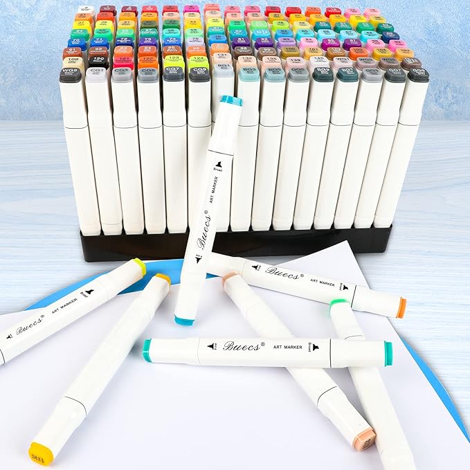 Buecs Alcohol Markers: Double Tipped Art Marker, suitable - Image 7