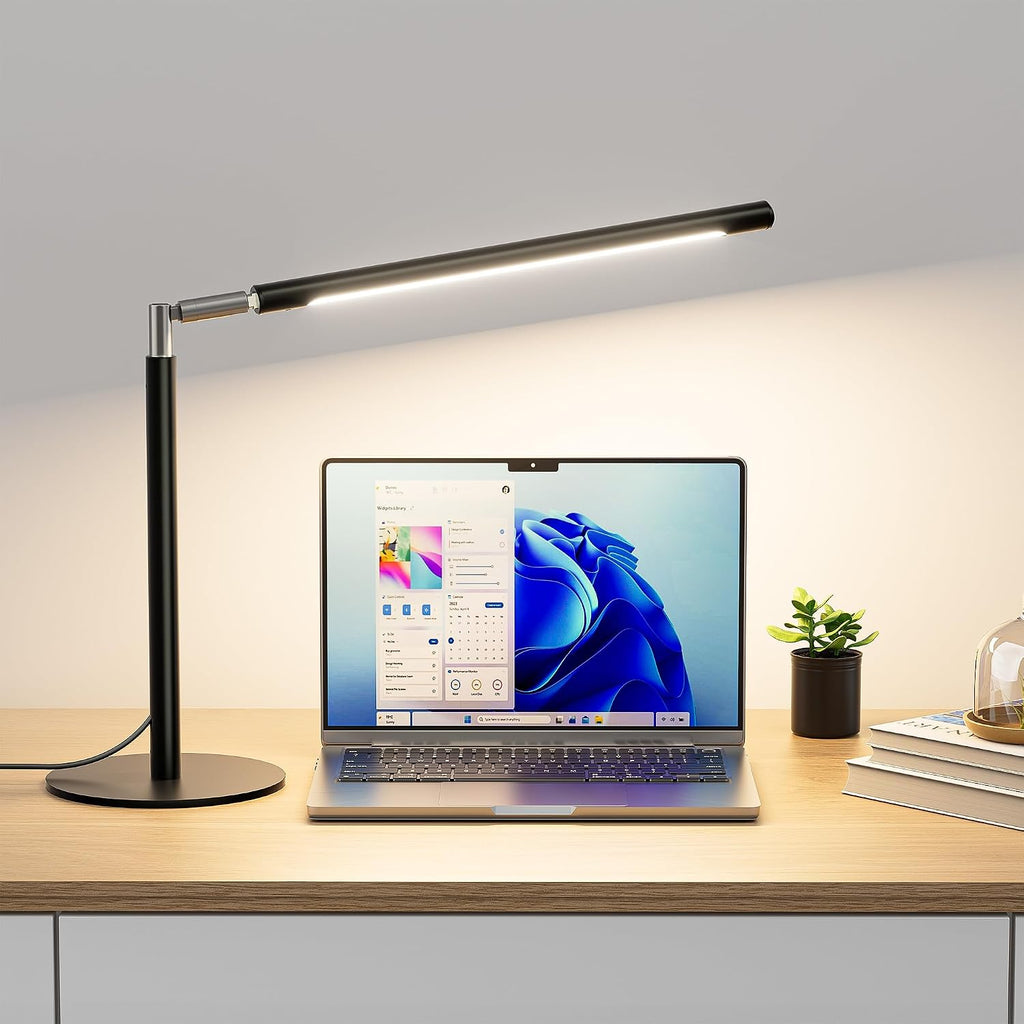 sibrille metal led desk lamp, 16" dimmable desk, main product view