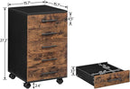 HOOBRO 5-Drawer File Cabinet, Office Filing Cabinet - Image 3