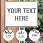 Custom Sign, Personalized Metal Signs, Customize - Image 4