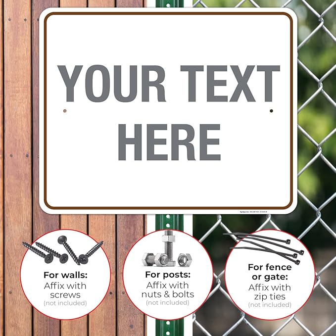 Custom Sign, Personalized Metal Signs, Customize - Image 4