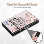 BWEGRHE Slim Credit Card Holder, Sakura Butterfly RFID Blocking Metal Wallet - Image 6