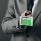 2 Pack Visitor Badges with Carbon Copy Visitor Stickers Letter Size Visitor Log - Image 8