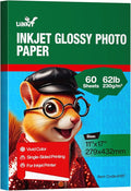 Uinkit 11 x 17 Thick Photo Paper Glossy 11x17 60Sheets 62lb Inkjet Heavyweight by UinkitHandicraftsandConservationSpecialist