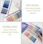 Potanro 800 Pcs Sticky Index Tabs, 4 Sheets Strip Index Tabs, Writable Page - Image 3