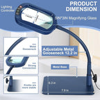 Veemagni 10X Rectangle Magnifying Glass - Image 5