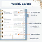 SUNEE 2026 Planner 8.5" x 11" – Dated Productivity Planner - Image 2