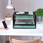 EASEPRES 3 Tier Mesh Desk Organizer Tray, File Paper Letter Folder Holder - Image 6