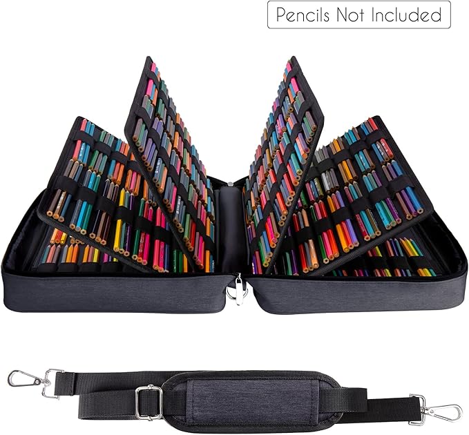 YOUSHARES Big Capacity Colored Pencil Case - Image 3