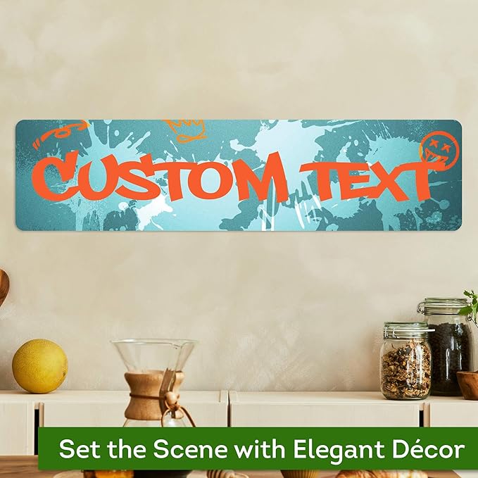 Custom Sign, Custom Street Sign, 11 Font Colors, 13 Font Styles, 4 Hole Options - Image 4