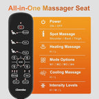 Back Massager with Heat for Chair, Massage Chair Pad with Neck Support - Image 6