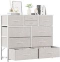 LUMTOK 10-Drawer Dresser, Fabric Dressers Drawers by LUMTOK