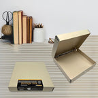 Lineco, Archival Tan 3-Ring Binder Preservation Album Box 12.25 x 11.25 x 2 - Image 8